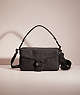 COACH®,RESTORED SOFT TABBY MULTI CROSSBODY IN SIGNATURE LEATHER,Glovetanned Leather,Large,Black Copper/Black,Front View