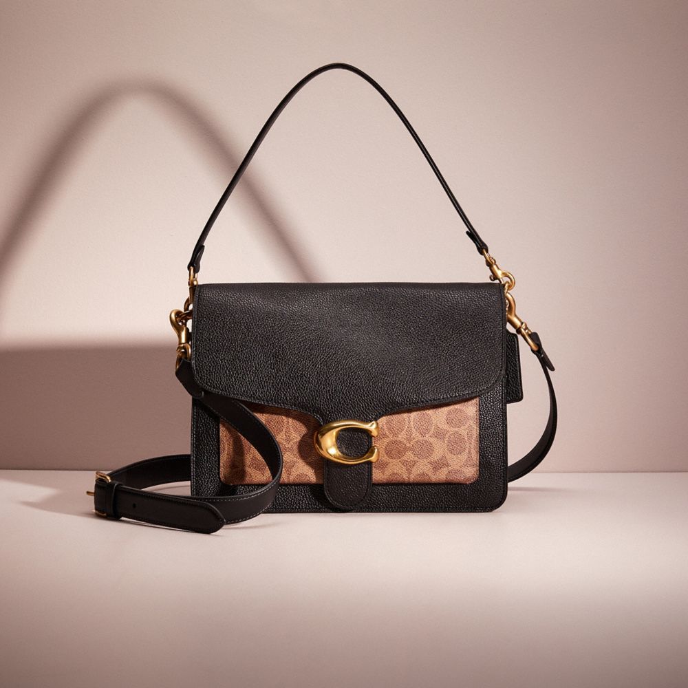 Shop COACH Tabby Signature Coated Canvas & Leather Shoulder Bag