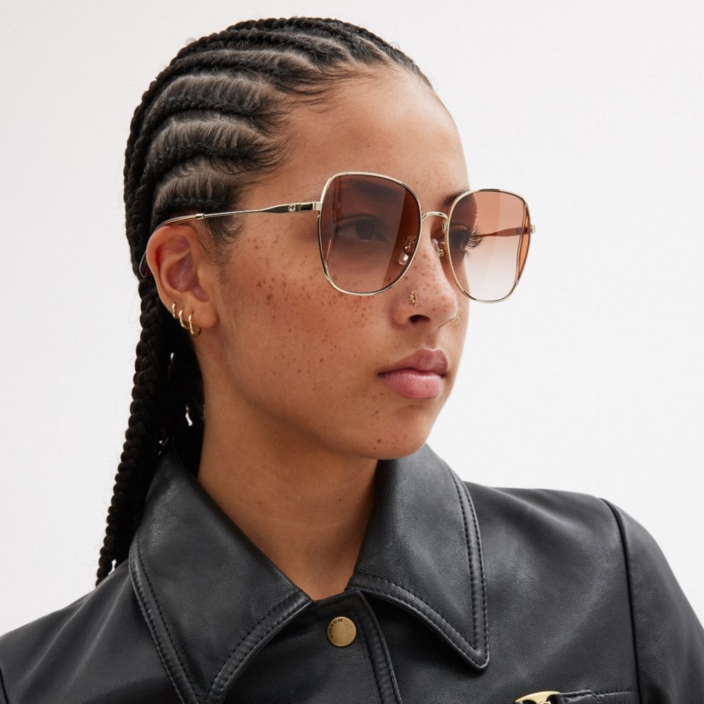 Coach Oversized Butterfly Sunglasses International Shipping