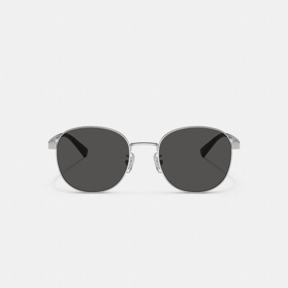 Metal Round Sunglasses COACH Outlet