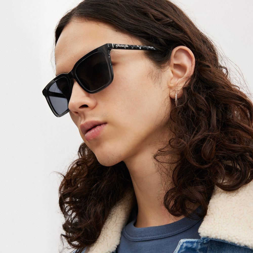 COACH Signature Square Sunglasses