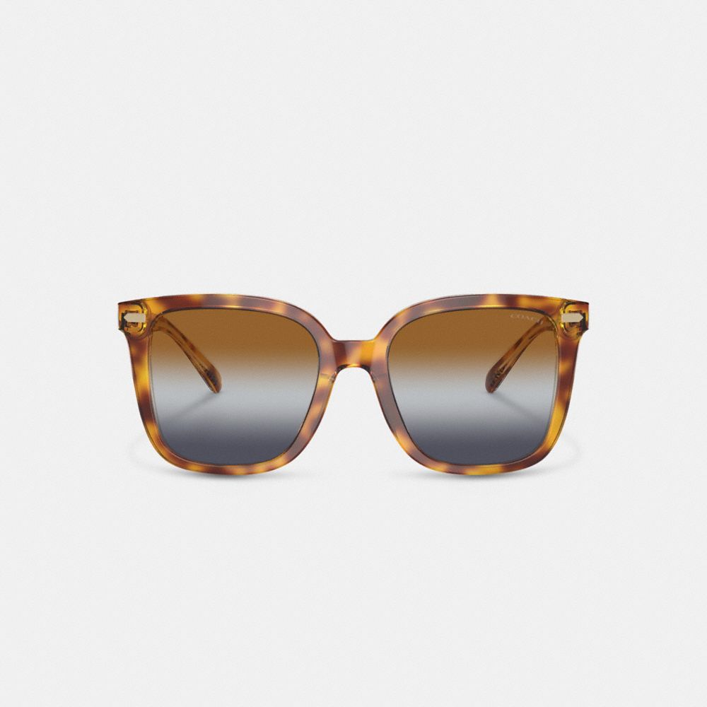 Beveled Signature Oversized Square Sunglasses