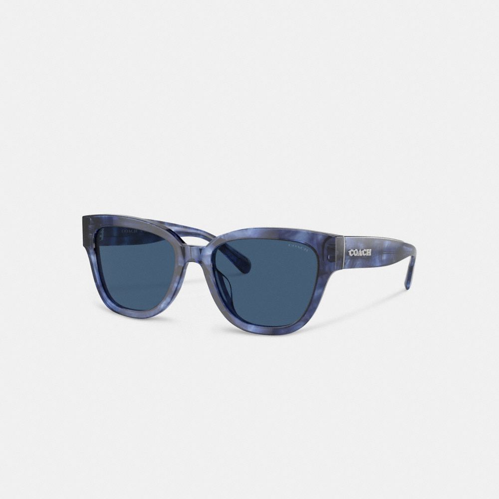 COACH®,SIGNATURE ROUND SUNGLASSES,Tie Dye,Front View