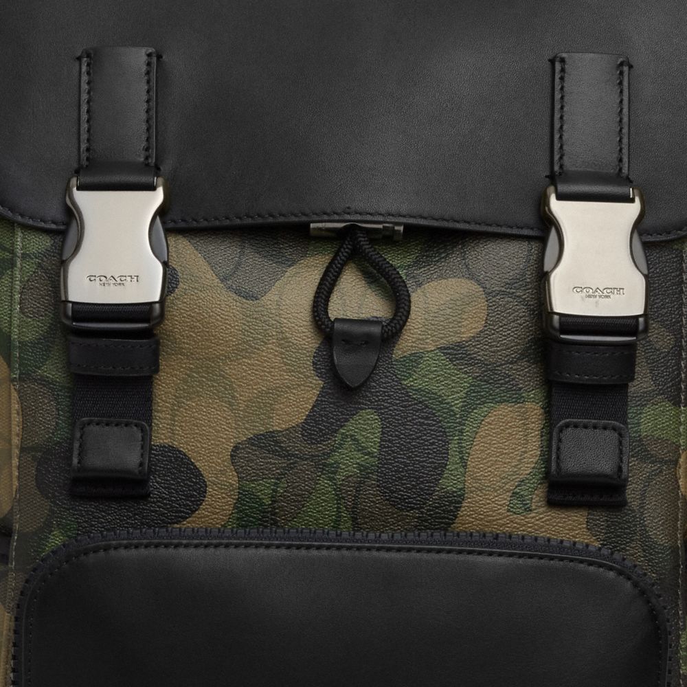 Camouflage on sale coach backpack