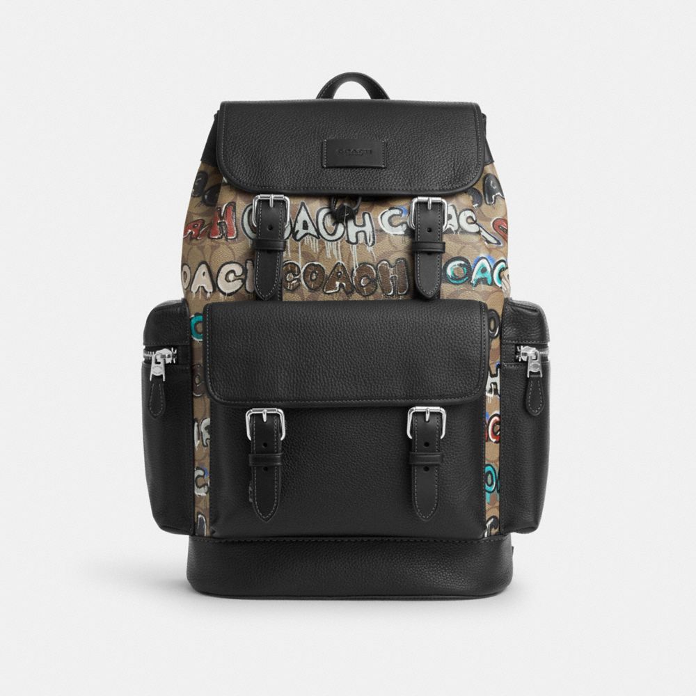 Coach X Mint + Serf Sprint Backpack In Signature Canvas