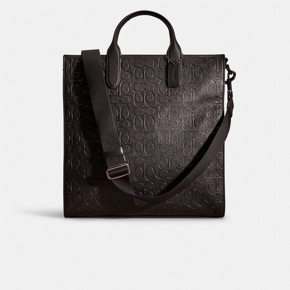 COACH®  Gotham Tall Tote In Signature Leather