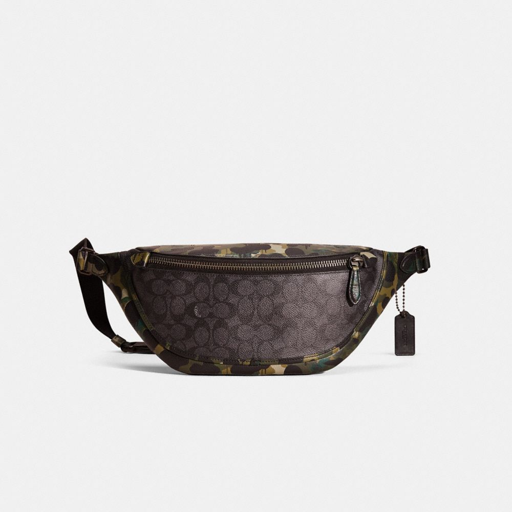 COACH Restored League Belt Bag In Signature Canvas With Camo Print