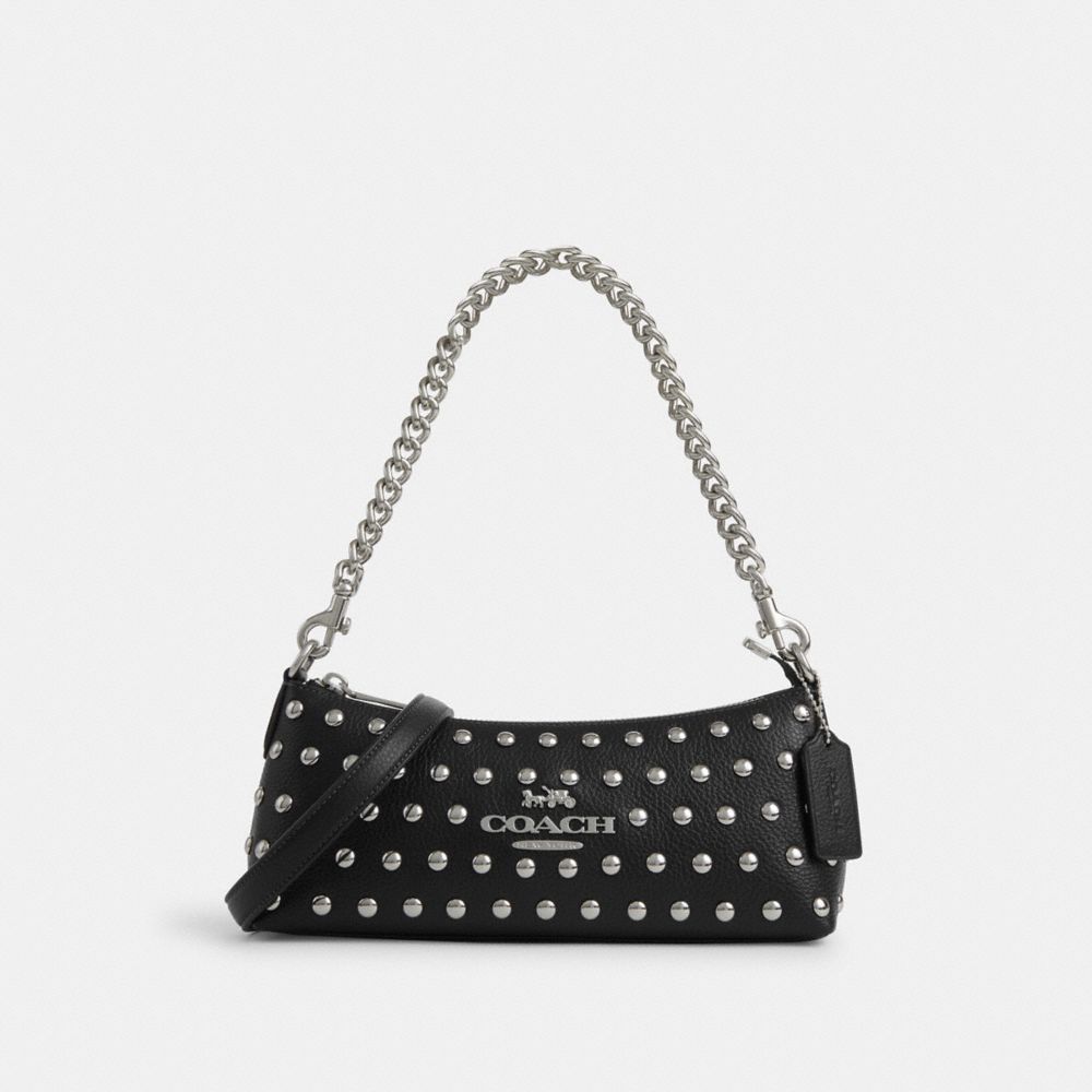 Coach black studded bag sale