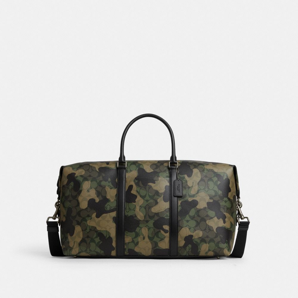 Green Camo Signature Bag - Travel Sneaker Backpack