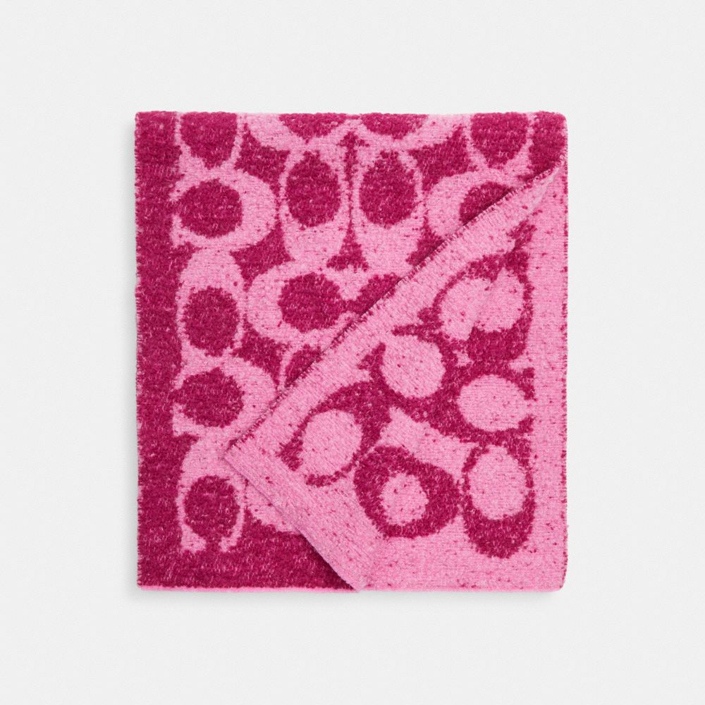 COACH®,シグネチャー マフラー,ファッション雑貨,ﾃﾞｨｰﾌﾟ ﾌﾟﾗﾑ