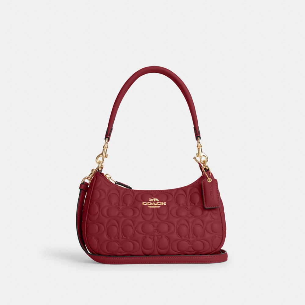 Mini Quilted Cherry Crossbody Bag, Cute Shoulder Phone Bag With