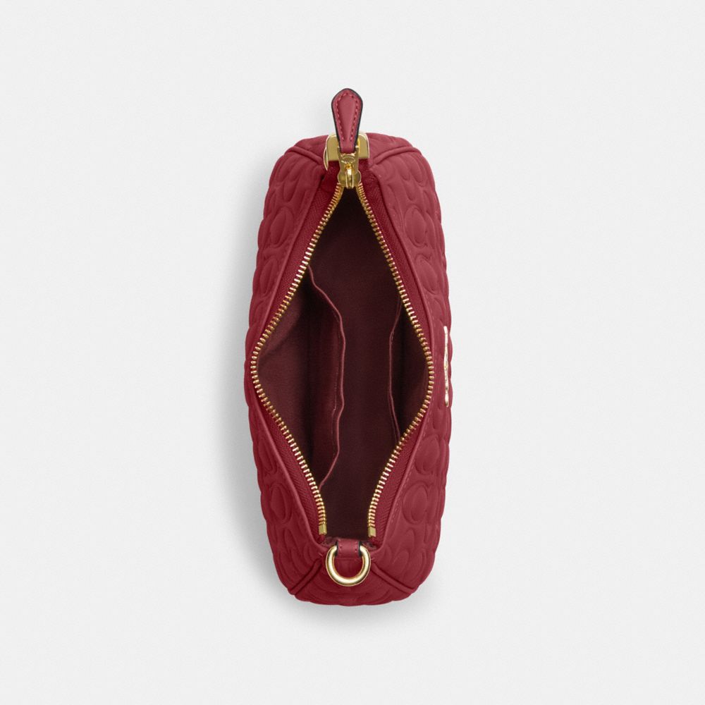 COACH®,Teri Shoulder Bag In Signature Leather,,Inside View,Top View
