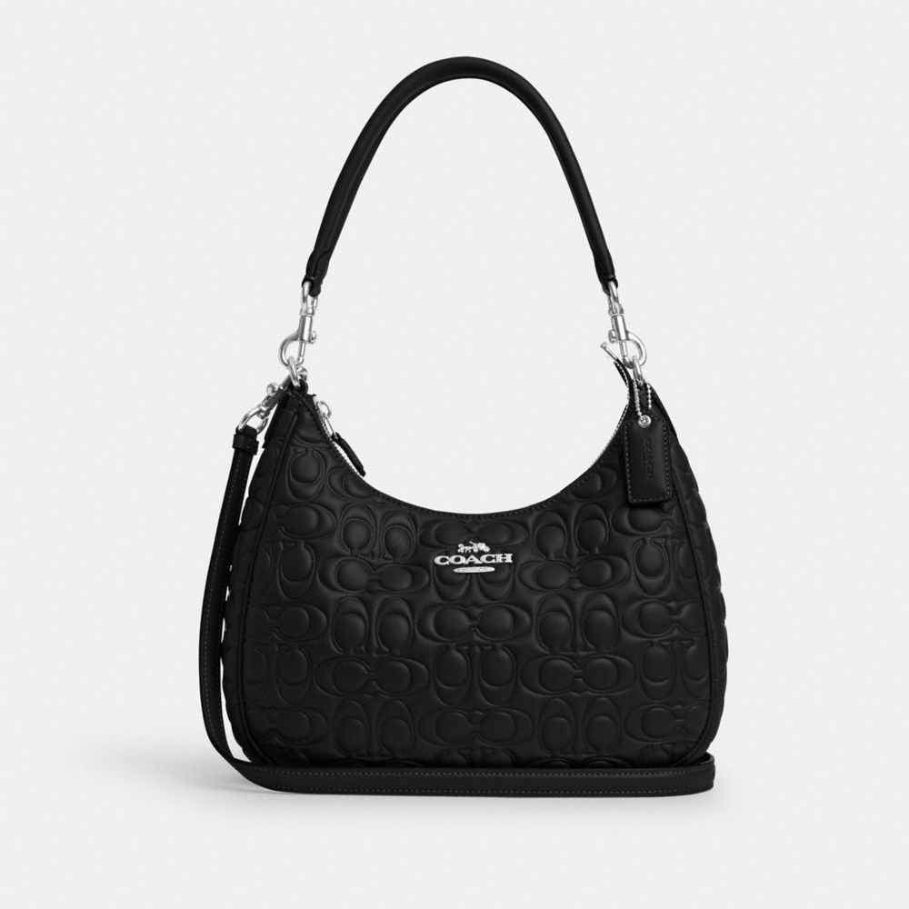 Coach black 2025 hobo bag