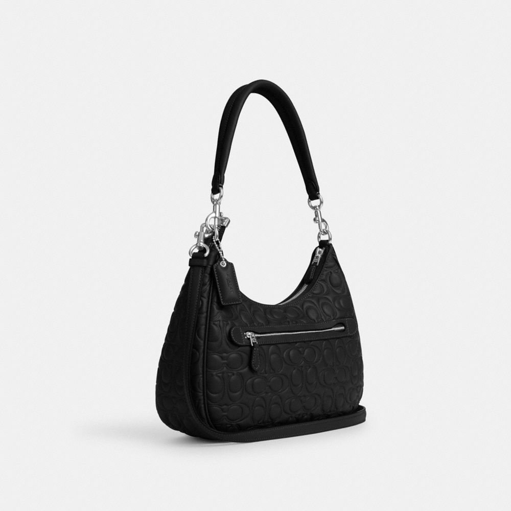 Black and grey discount signature coach purse