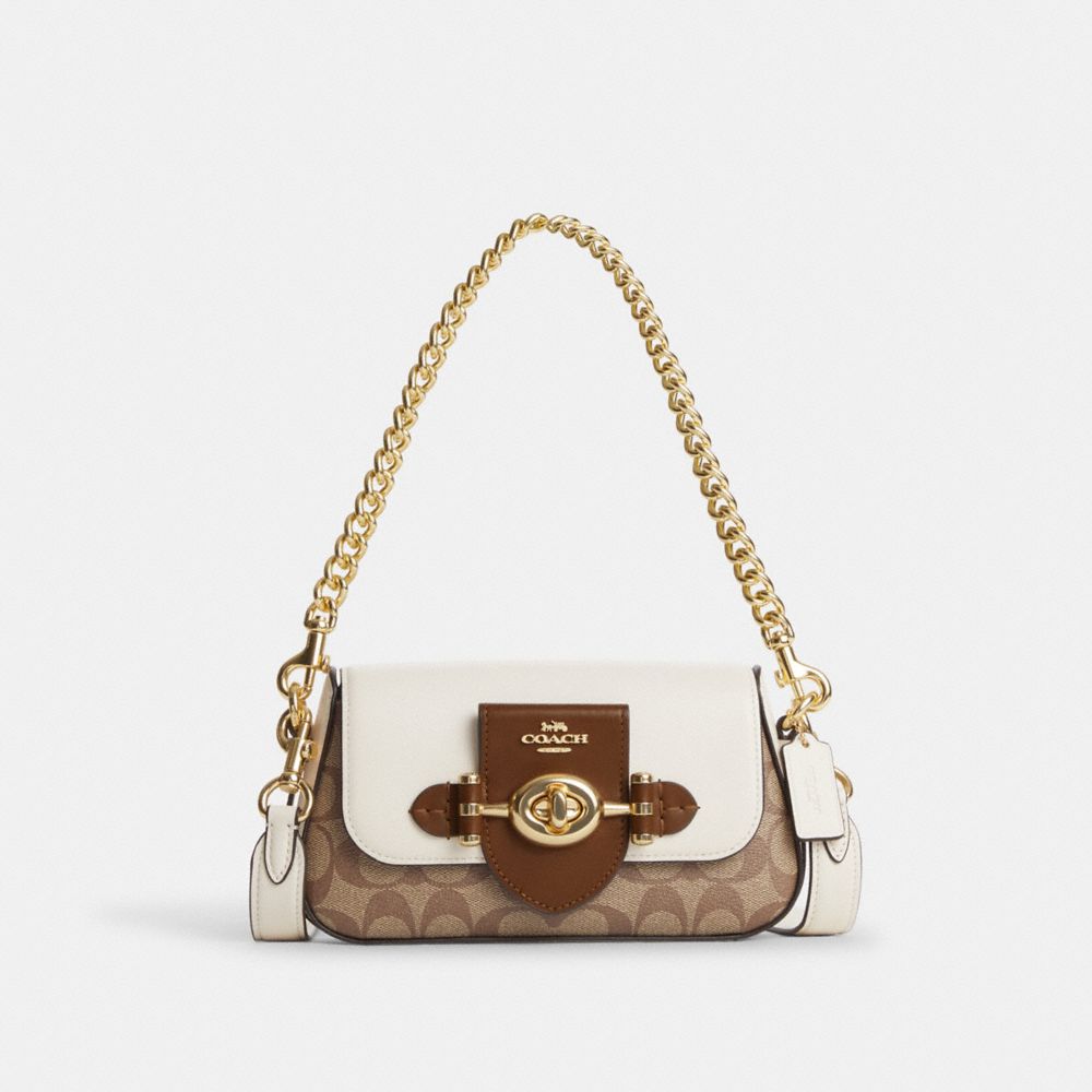 coach ブリー ショルダー バッグ・カラーブロック シグネチャー キャンバスサイズと仕様