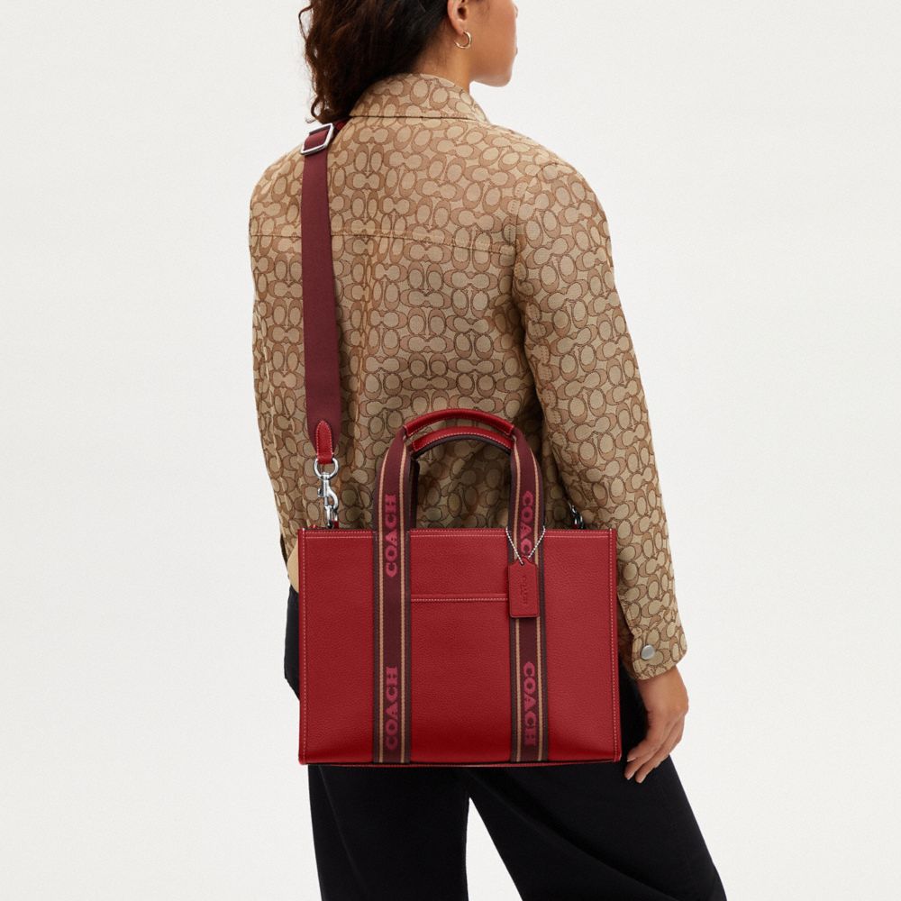 Coach Outlet Large Smith Tote in Signature Canvas - Brown