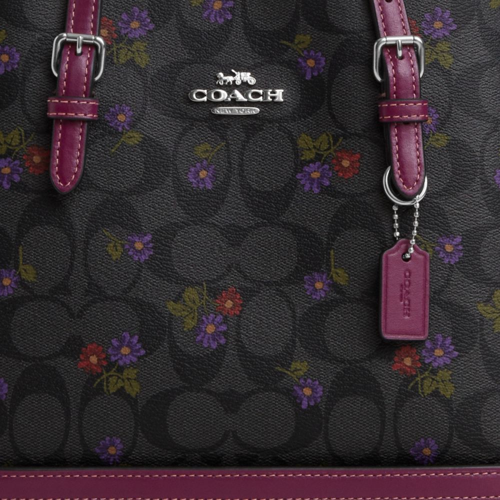 COACH®,Mollie Tote Bag 25 In Signature Canvas With Country Floral Print,