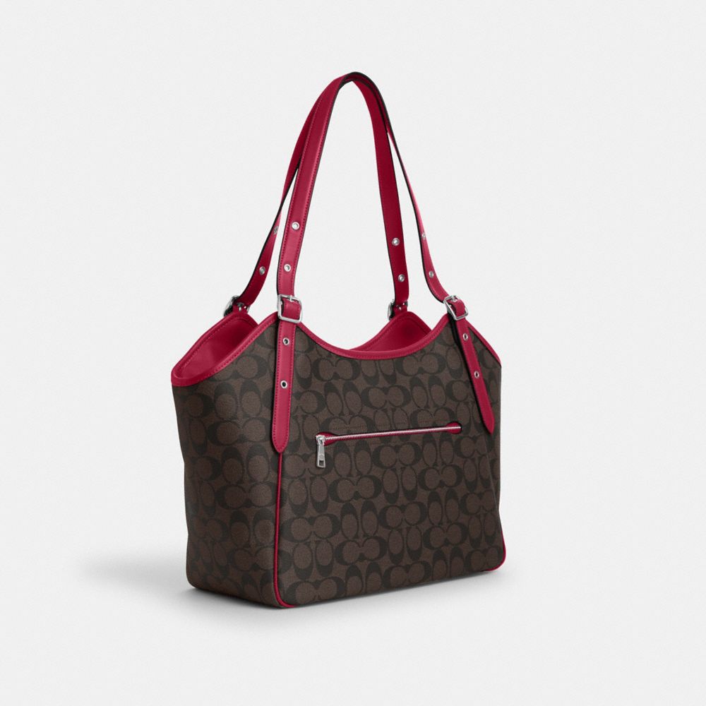 COACH®,メドウ ショルダー バッグ・シグネチャー キャンバス,ショルダーバッグ,