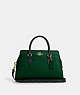 COACH®,DARCIE CARRYALL BAG,Mixed Material,Large,Im/Dark Pine,Front View