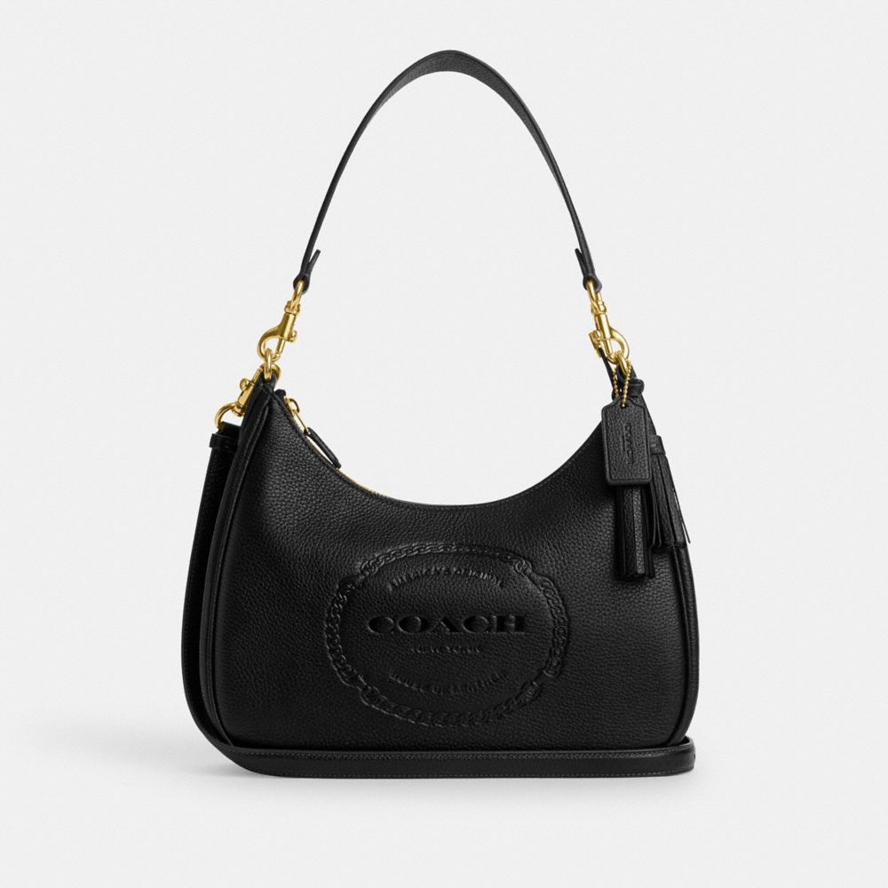 COACH® Outlet | Teri Hobo Bag With Coach Heritage