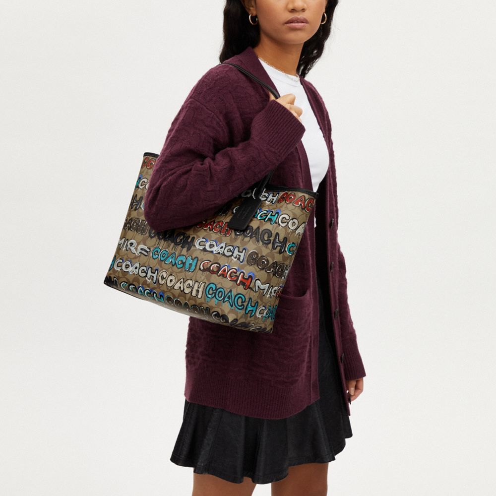 COACH® | Coach X Mint + Serf City Tote In Signature Canvas