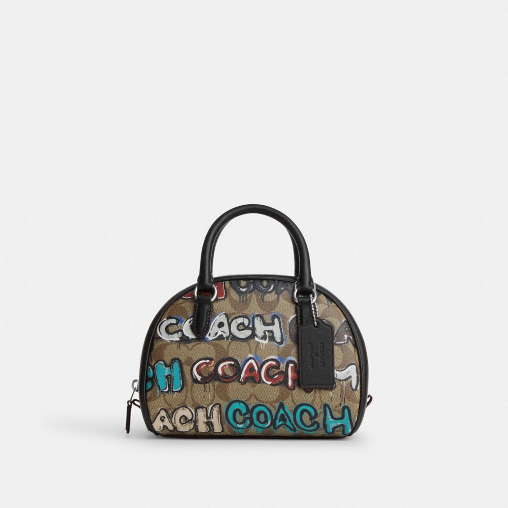 COACH® Outlet  Mini Sierra Satchel In Signature Canvas