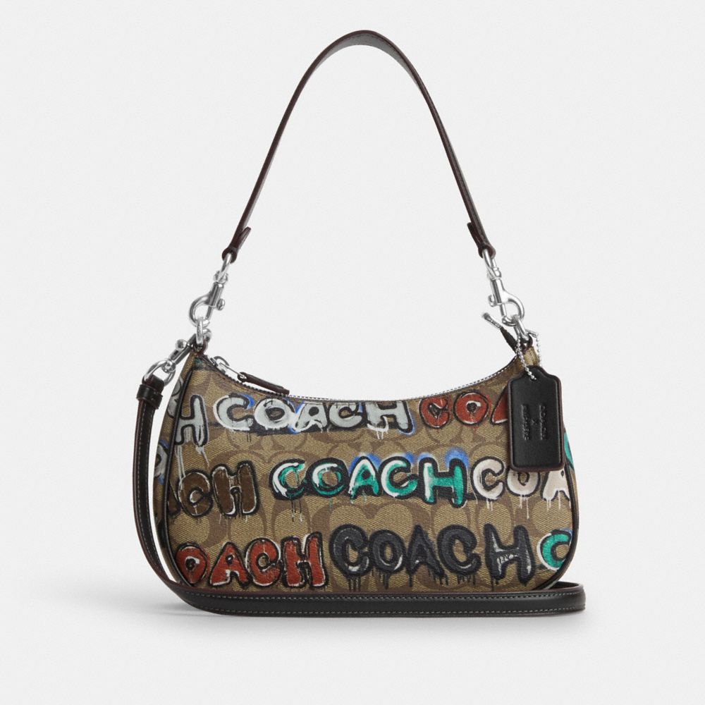 Coach X Mint + Serf Teri Shoulder Bag In Signature Canvas