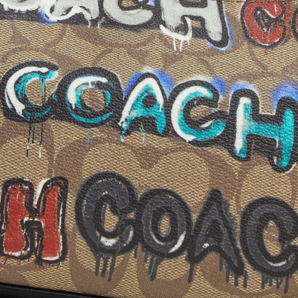COACH®,Coach X Mint + Serf Teri Shoulder Bag In Signature Canvas,,Closer View