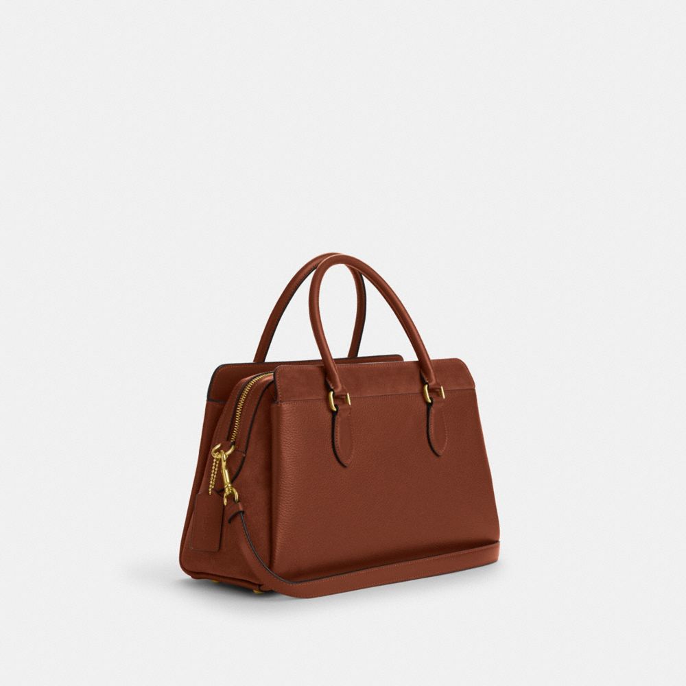 Upcrafted Textured Leather Sierra Large Carryall Bag