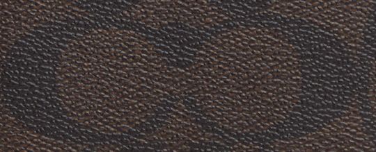 COACH®,Compact Billfold Wallet In Signature Canvas,Leather,Canvas,Bi Fold,Logo,Casual,Brown
