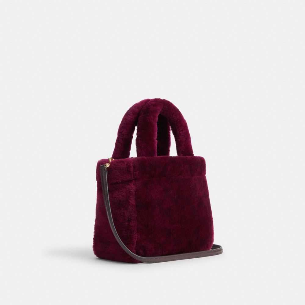 COACH®,スモール トート・シアリング,トートバッグ,ﾋｭｰｼｬ ﾏﾙﾁ