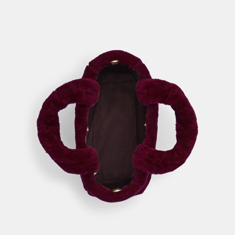 COACH®,スモール トート・シアリング,トートバッグ,ﾋｭｰｼｬ ﾏﾙﾁ