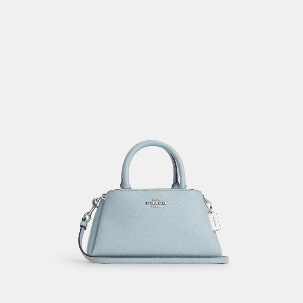 Coach Outlet Mini Nolita Bag Charm In Signature Chambray