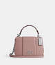 COACH®,LYSA TOP HANDLE,Small,Silver/Dusty Rose,Front View