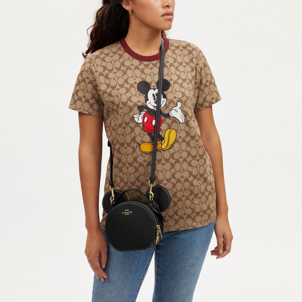 COACH®,Disney X Coach Mickey Mouse Ear Bag,,Detail View