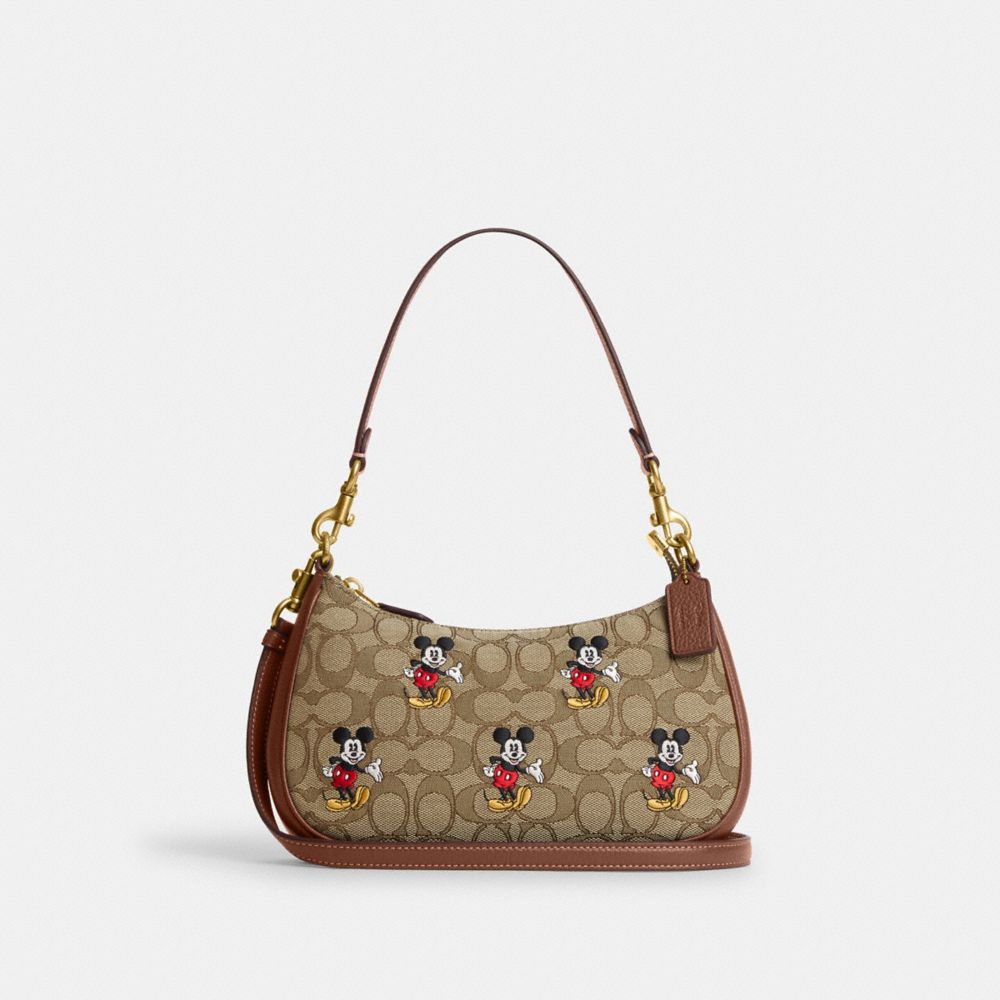 COACH®  Disney X Coach Teri Shoulder Bag In Signature Jacquard