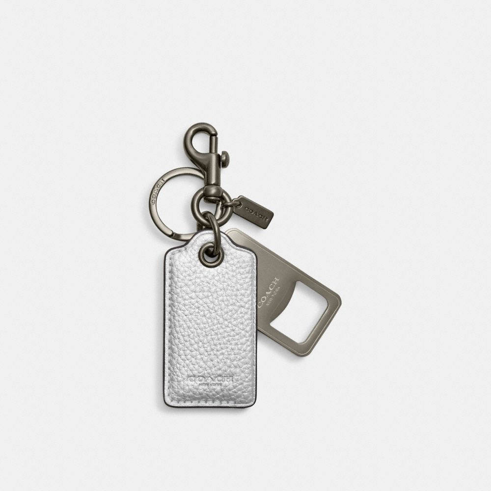 Antique Effect Large Key With Clip Keyring 