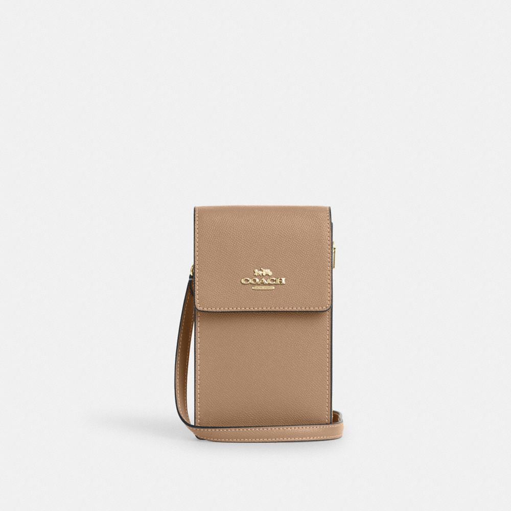 Gold Taupe Phone Crossbody