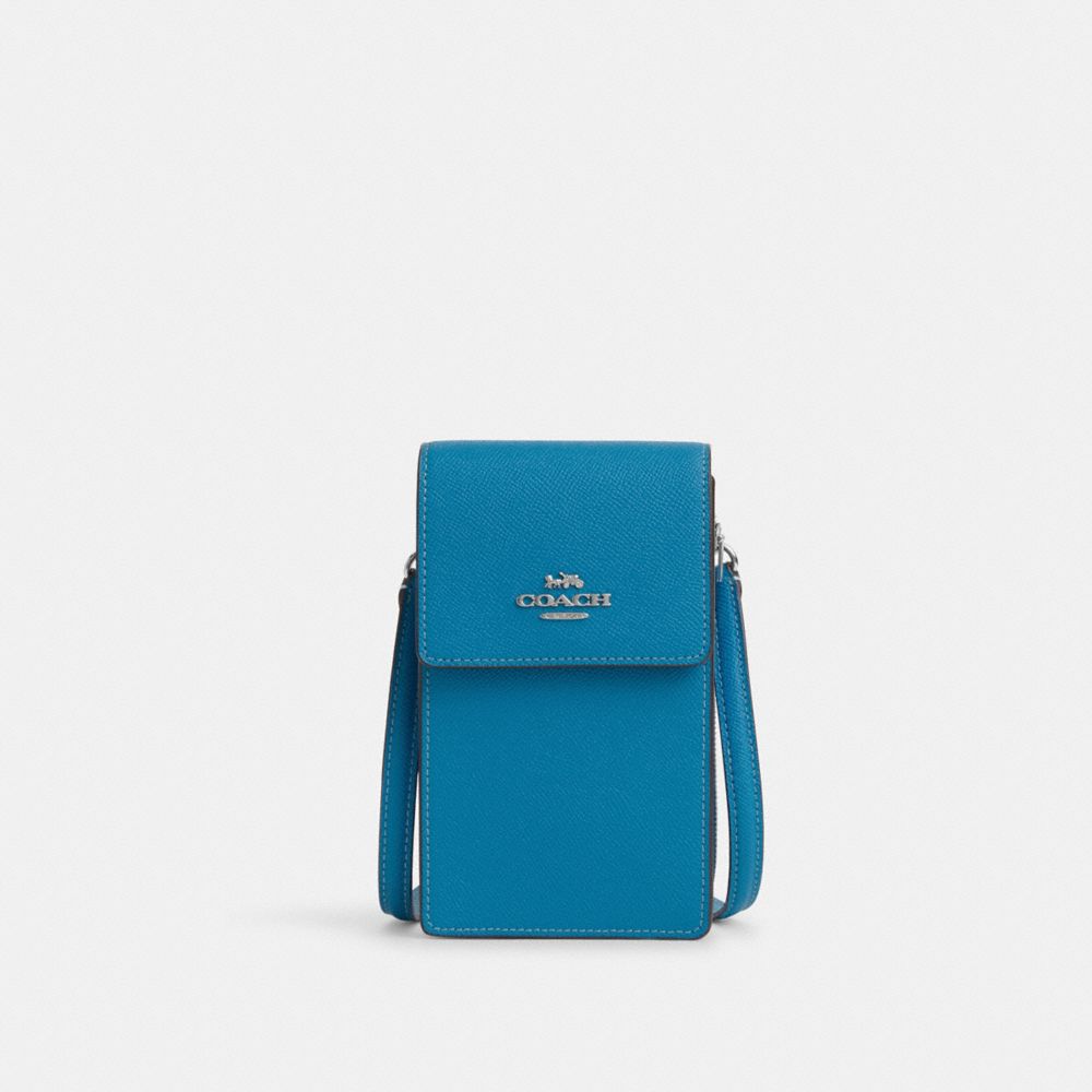 Leather crossbody bag Coach Blue in Leather - 25116241