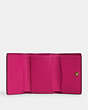 COACH®,MICROPORTEFEUILLE,PITONE LUCIDO,Im/Cerise,Inside View,Top View