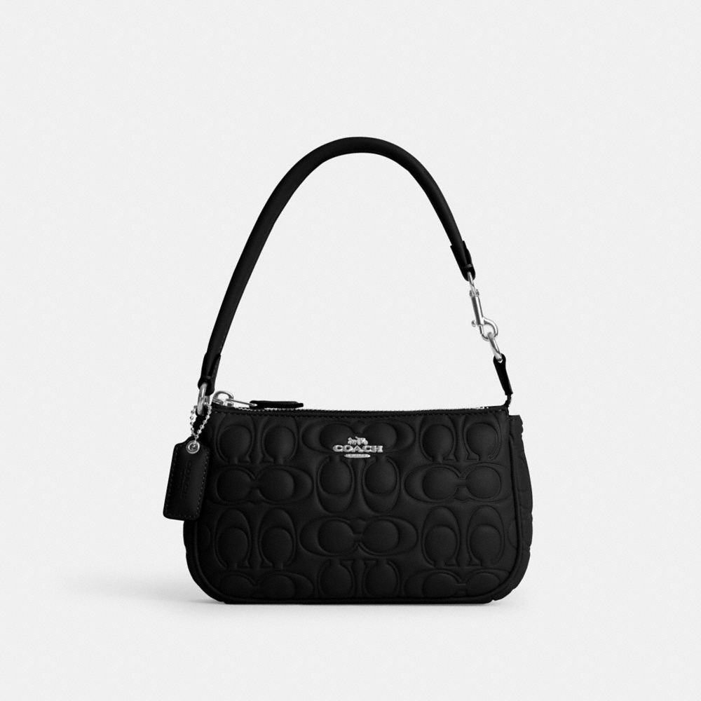 Buy Coach Small Nolita 19 in Signature Leather, Black Color Women