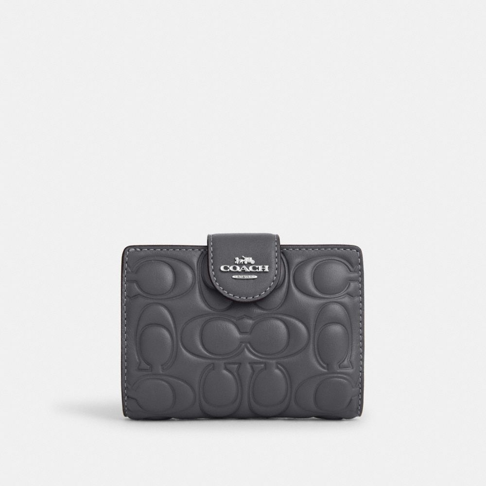 Coach Medium Corner Zip Wallet in Signature Leather