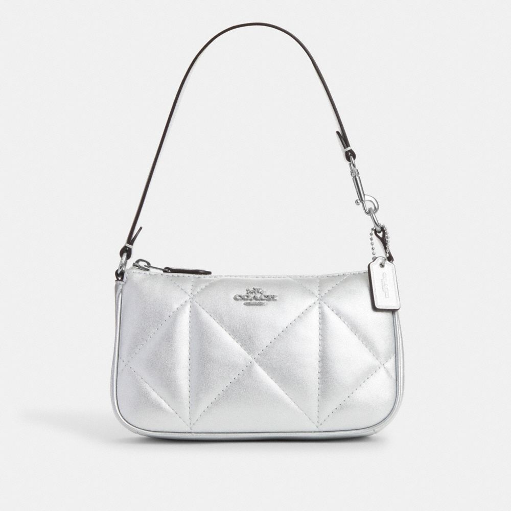 Coach- Nolita 15 With Puffy Diamond Quilting (Silver/Pale Lime) – Amreki