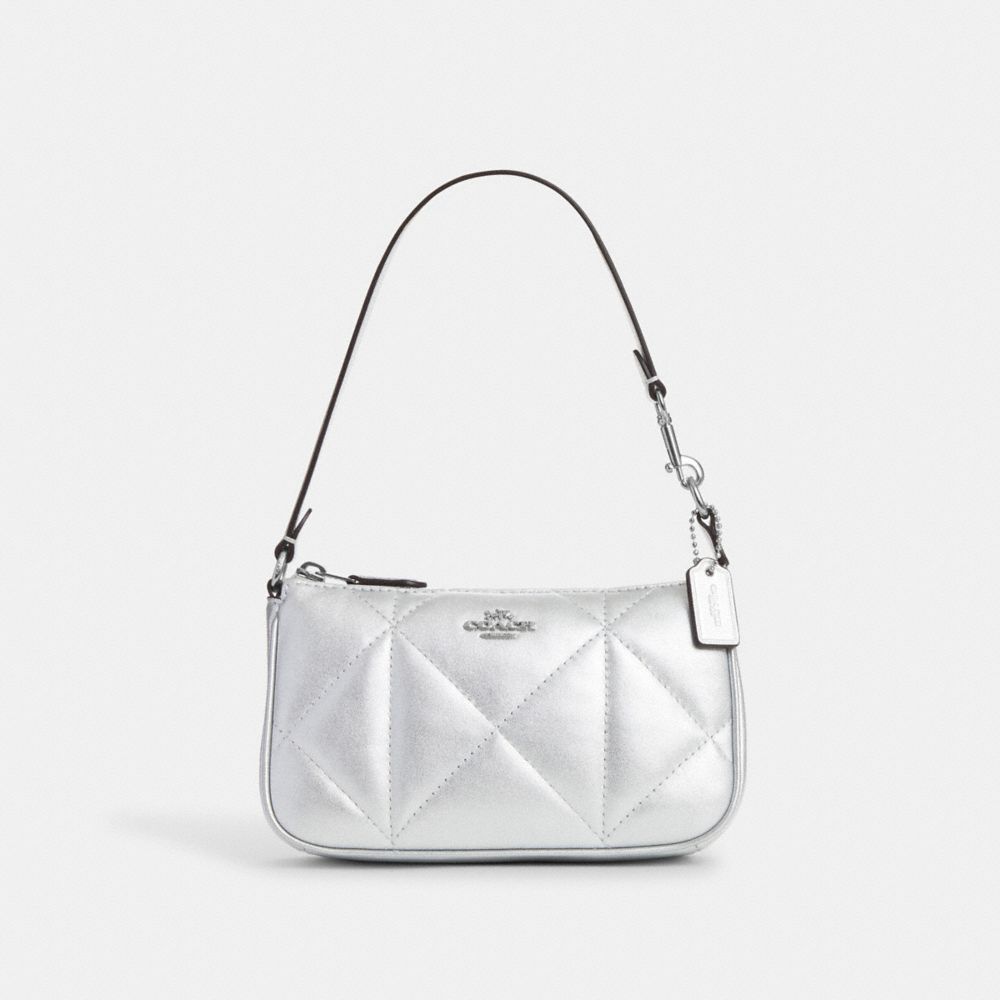 Coach- Nolita 15 With Puffy Diamond Quilting (Silver/Pale Lime) – Amreki