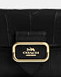 COACH®,SMALL MORGAN WALLET,Leather,Gold/Black