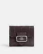 COACH®,SMALL MORGAN WALLET,Leather,Silver/Amethyst,Front View