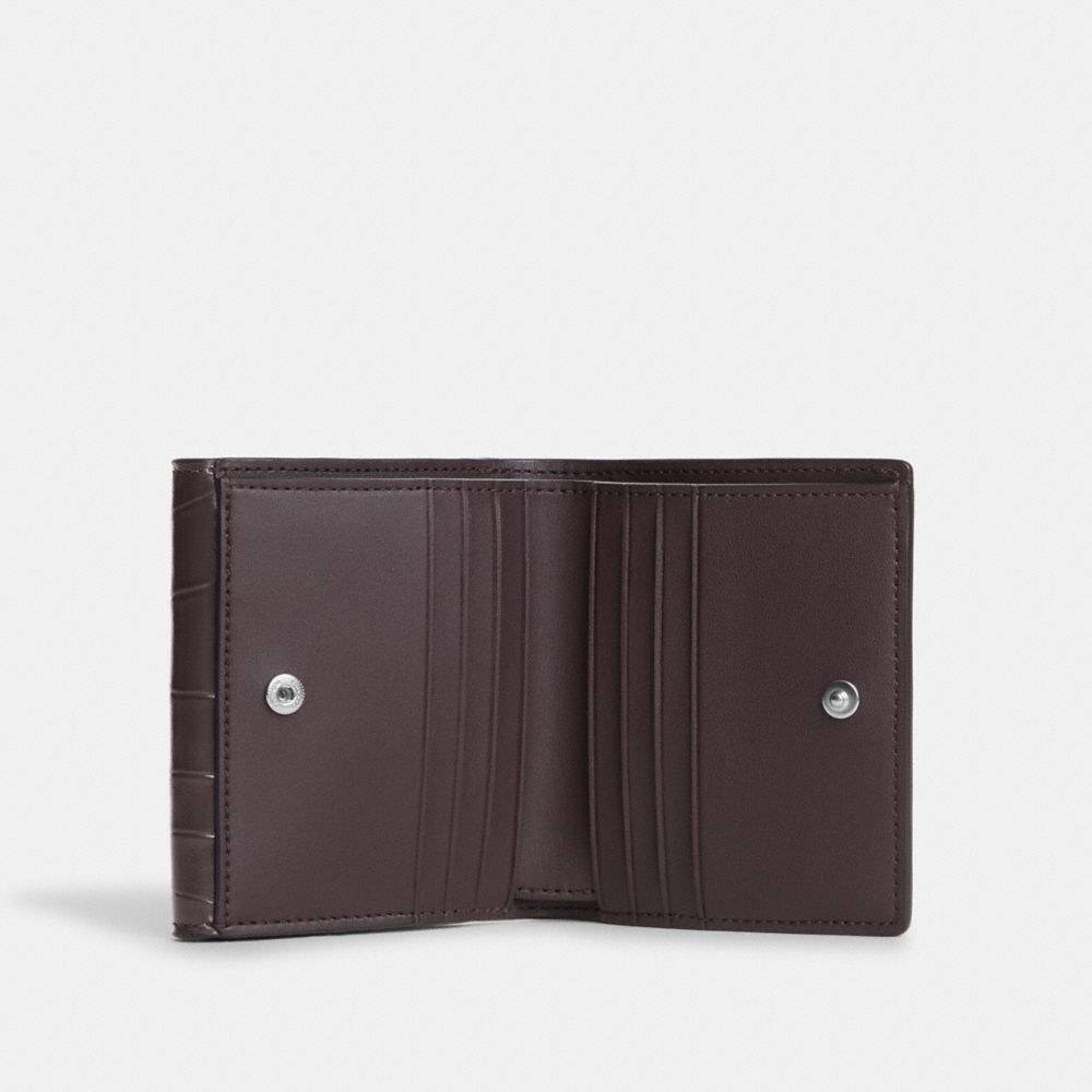 COACH®,スモール モーガン ウォレット,ミニ財布(二つ折り&三つ折り),ｼﾙﾊﾞｰ/ｱﾒｼﾞｽﾄ