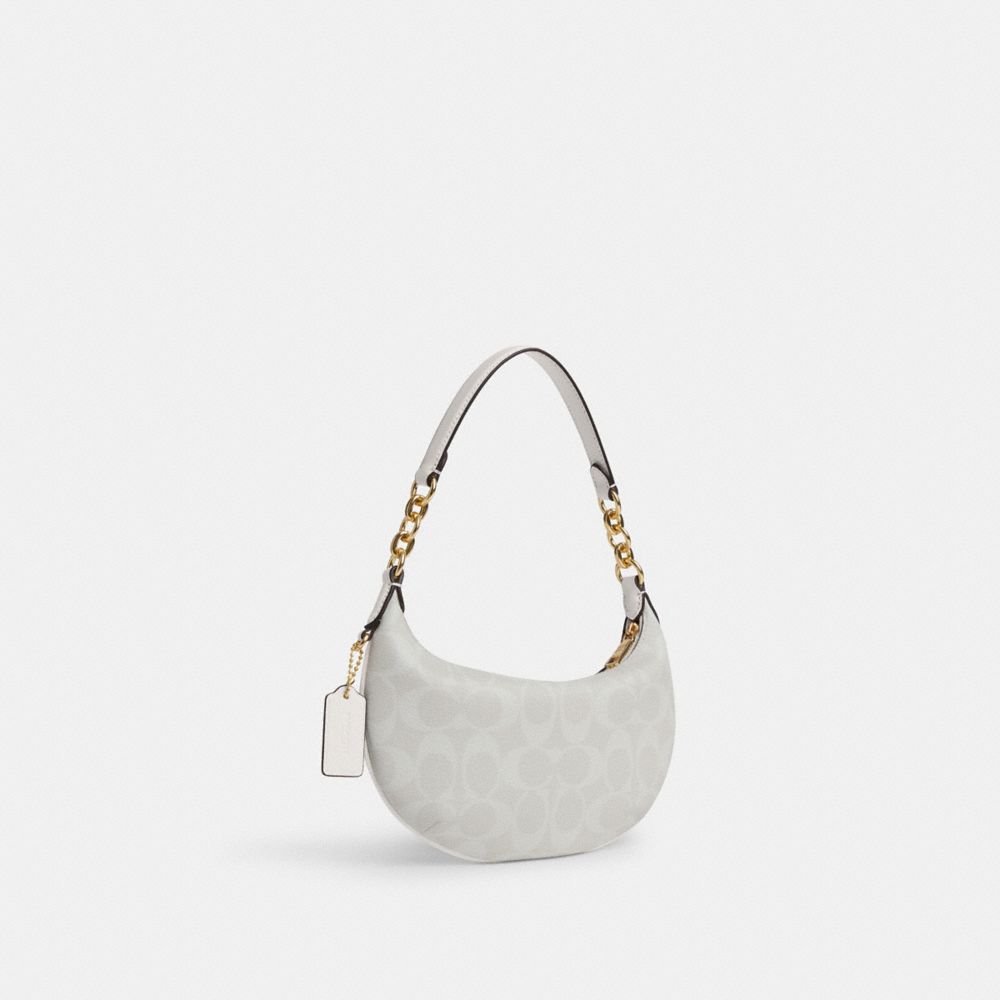 Coach white sale hobo bag