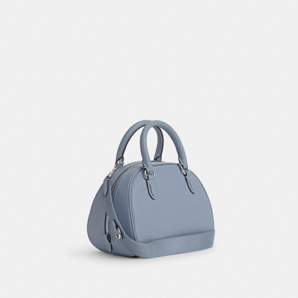 COACH®,シドニー サッチェル,ハンドバック&サッチェル,ｼﾙﾊﾞｰ/ｸﾞﾚｰ ﾐｽﾄ