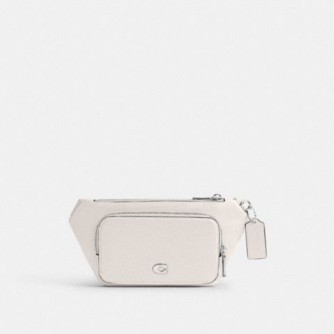 Coach Belt Bag With Signature Canvas Interior Detail